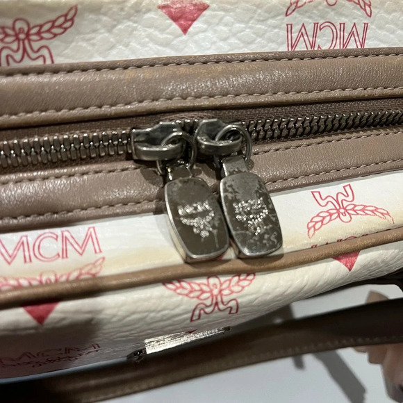 MCM WHITE VISETOS HANDBAG - Picture 7 of 16